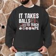 It Takes Balls To Teach Pe Teacher Chaos Coordinator US Flag Men Graphic Sweatshirt, novelty gifts, funny gifts It Takes Balls To Teach Pe Teacher Chaos Coordinator US Flag Men Graphic Sweatshirt, novelty gifts, funny gifts