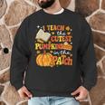 I Teach The Coolest Pumpkins In The Patch Teacher Halloween Men Graphic Sweatshirt, novelty gifts, funny gifts