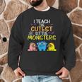 I Teach Cutest Little Monsters Halloween Teacher Men Women Men Graphic Sweatshirt, novelty gifts, funny gifts