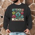I Teach The Cutest Little Monsters Teacher Halloween Outfit Men Graphic Sweatshirt, novelty gifts, funny gifts