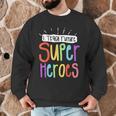 I Teach Future Superheroes Teacher Teaching Men Graphic Sweatshirt, novelty gifts, funny gifts