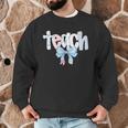 Teach Teacher Coquette Bow Pencil Back To School First Day Men Graphic Sweatshirt, novelty gifts, funny gifts Teach Teacher Coquette Bow Pencil Back To School First Day Men Graphic Sweatshirt, novelty gifts, funny gifts