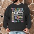 Teacher Besties Because Going Crazy Alone Is Not As Much Fun Men Graphic Sweatshirt, novelty gifts, funny gifts Teacher Besties Because Going Crazy Alone Is Not As Much Fun Men Graphic Sweatshirt, novelty gifts, funny gifts