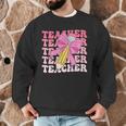 Teacher Pencil Back To School Groovy Pink Teacher First Day Men Graphic Sweatshirt, novelty gifts, funny gifts Teacher Pencil Back To School Groovy Pink Teacher First Day Men Graphic Sweatshirt, novelty gifts, funny gifts