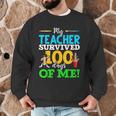 My Teacher Survived 100 Days Of Me Dab 100 Days Of School For Men Women Kids Men Graphic Sweatshirt, novelty gifts, funny gifts My Teacher Survived 100 Days Of Me Dab 100 Days Of School For Men Women Kids Men Graphic Sweatshirt, novelty gifts, funny gifts