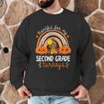 Teacher Thanksgiving Thankful For My Second Grade Turkeys Men Graphic Sweatshirt, novelty gifts, funny gifts
