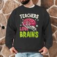 Teachers Love Brains Skeleton Halloween Teacher Funny Men Graphic Sweatshirt, novelty gifts, funny gifts Teachers Love Brains Skeleton Halloween Teacher Funny Men Graphic Sweatshirt, novelty gifts, funny gifts