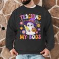 Teaching My Boos Teacher Ghost Teach Halloween Teacher Men Graphic Sweatshirt, novelty gifts, funny gifts