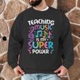 Teaching Music Is My Superpower Music Teacher For Men Women Kids Men Graphic Sweatshirt, novelty gifts, funny gifts