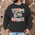 Team 5th Grade Building Blocks Bricks Theme Teacher Team For Men Women Kids Men Graphic Sweatshirt, novelty gifts, funny gifts