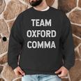 Team Oxford Comma English Majors And Teachers For Men Women Girls Kids Men Graphic Sweatshirt, novelty gifts, funny gifts