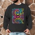Tie Dye 8th Grade Typography Team Eighth Grade Teacher Men Graphic Sweatshirt, novelty gifts, funny gifts
