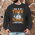 This Is My Tired Teacher Costume Halloween Costumes Men Graphic Sweatshirt, novelty gifts, funny gifts