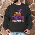 Tired Teacher Costume For Halloween Teachers Men Graphic Sweatshirt, novelty gifts, funny gifts