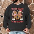 Tis The Season Reading Christmas Shirt Book Lovers Teacher Men Graphic Sweatshirt, novelty gifts, funny gifts