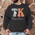 TK Teacher Retro Groovy Vintage Happy First Day Of School Men Graphic Sweatshirt, novelty gifts, funny gifts TK Teacher Retro Groovy Vintage Happy First Day Of School Men Graphic Sweatshirt, novelty gifts, funny gifts
