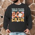 Toddler Teacher Boo Crew Ghost Groovy Halloween For Women Men Graphic Sweatshirt, novelty gifts, funny gifts