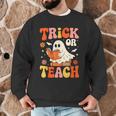 Trick Or Teach Halloween Shirt For Teacher Kids Floral Ghost Men Graphic Sweatshirt, novelty gifts, funny gifts Trick Or Teach Halloween Shirt For Teacher Kids Floral Ghost Men Graphic Sweatshirt, novelty gifts, funny gifts