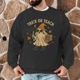Trick Or Teach Halloween Teacher Men Graphic Sweatshirt, novelty gifts, funny gifts