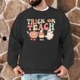 Trick Or Teach Pumpkin Candy Corn Ghost Halloween Teacher Men Graphic Sweatshirt, novelty gifts, funny gifts Trick Or Teach Pumpkin Candy Corn Ghost Halloween Teacher Men Graphic Sweatshirt, novelty gifts, funny gifts