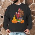 Turkey Reading Books Fall Thanksgiving Teacher Book Men Graphic Sweatshirt, novelty gifts, funny gifts Turkey Reading Books Fall Thanksgiving Teacher Book Men Graphic Sweatshirt, novelty gifts, funny gifts