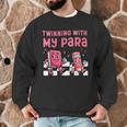 Twinning With My Para Teacher Matching Paraprofessional 70s For Men Women Men Graphic Sweatshirt, novelty gifts, funny gifts Twinning With My Para Teacher Matching Paraprofessional 70s For Men Women Men Graphic Sweatshirt, novelty gifts, funny gifts