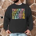 Twinning With My Teacher Bestie Twin Day Matching Teachers For Men Women Girls Kids Men Graphic Sweatshirt, novelty gifts, funny gifts Twinning With My Teacher Bestie Twin Day Matching Teachers For Men Women Girls Kids Men Graphic Sweatshirt, novelty gifts, funny gifts