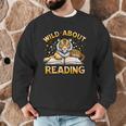 Wild About Reading Tiger For Teachers & Students Men Graphic Sweatshirt, novelty gifts, funny gifts