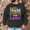 Will Trade Students For Candy Cute Halloween Costume Teacher For Men Women Kids Men Graphic Sweatshirt, novelty gifts, funny gifts Will Trade Students For Candy Cute Halloween Costume Teacher For Men Women Kids Men Graphic Sweatshirt, novelty gifts, funny gifts