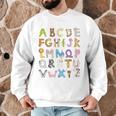 ABC Animals Alphabet Graphic Boys Girls Kindergarten Teacher Men Graphic Sweatshirt, novelty gifts, funny gifts
