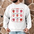 Bilingual Education Is My Jam Strawberry Spanish Teacher Men Graphic Sweatshirt, novelty gifts, funny gifts Bilingual Education Is My Jam Strawberry Spanish Teacher Men Graphic Sweatshirt, novelty gifts, funny gifts