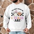 You Can't Scare Me I Teach Art Retro Teacher Ghost Halloween Men Graphic Sweatshirt, novelty gifts, funny gifts You Can't Scare Me I Teach Art Retro Teacher Ghost Halloween Men Graphic Sweatshirt, novelty gifts, funny gifts