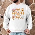 Coquette Bow Teacher Thanksgiving Fall Autumn Girls Women Men Graphic Sweatshirt, novelty gifts, funny gifts