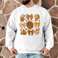Coquette Teach Teacher Bows Thanksgiving Turkey Fall Autumn Men Graphic Sweatshirt, novelty gifts, funny gifts Coquette Teach Teacher Bows Thanksgiving Turkey Fall Autumn Men Graphic Sweatshirt, novelty gifts, funny gifts