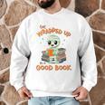 Cute Halloween Teacher Librarian Mummy Reading Books Men Graphic Sweatshirt, novelty gifts, funny gifts Cute Halloween Teacher Librarian Mummy Reading Books Men Graphic Sweatshirt, novelty gifts, funny gifts