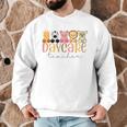 Daycare Teacher Animals Daycare Provider Back To School Men Graphic Sweatshirt, novelty gifts, funny gifts