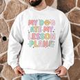 My Dog Ate My Lesson Plan Kindergarten Teacher Dog Lover For Men Women Men Graphic Sweatshirt, novelty gifts, funny gifts