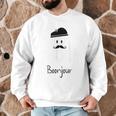 French Teacher Halloween Bonjour Ghost Men Graphic Sweatshirt, novelty gifts, funny gifts