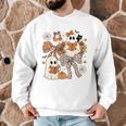 Ghost Reading Books Halloween Bow Spooky Teacher Student Men Graphic Sweatshirt, novelty gifts, funny gifts Ghost Reading Books Halloween Bow Spooky Teacher Student Men Graphic Sweatshirt, novelty gifts, funny gifts