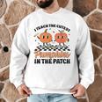Groovy I Teach The Cutest Pumpkins In The Patch For Teacher Men Graphic Sweatshirt, novelty gifts, funny gifts