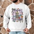Halloween Skeleton Teacher I'Ll Just Wait Until It's Quiet Men Graphic Sweatshirt, novelty gifts, funny gifts