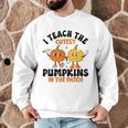 Halloween Teacher I Teach The Cutest Pumpkins In The Patch Men Graphic Sweatshirt, novelty gifts, funny gifts Halloween Teacher I Teach The Cutest Pumpkins In The Patch Men Graphic Sweatshirt, novelty gifts, funny gifts