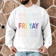 Happy Fri Yay Teacher Friday Saying Men Graphic Sweatshirt, novelty gifts, funny gifts Happy Fri Yay Teacher Friday Saying Men Graphic Sweatshirt, novelty gifts, funny gifts
