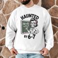 Haunted 67 Skeleton Math Teacher Halloween Costume Math Pun Men Graphic Sweatshirt, novelty gifts, funny gifts Haunted 67 Skeleton Math Teacher Halloween Costume Math Pun Men Graphic Sweatshirt, novelty gifts, funny gifts