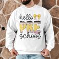 Hello Pre-K Preschool Back To School First Day Teacher Kids Men Graphic Sweatshirt, novelty gifts, funny gifts Hello Pre-K Preschool Back To School First Day Teacher Kids Men Graphic Sweatshirt, novelty gifts, funny gifts