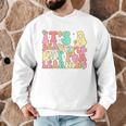 It's Beautiful Day For Learning Retro Teacher Students Women Men Graphic Sweatshirt, novelty gifts, funny gifts