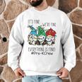 It's Fine We'Re Fine Gnome Pre-K Teacher Christmas Light For Men Women Men Graphic Sweatshirt, novelty gifts, funny gifts It's Fine We'Re Fine Gnome Pre-K Teacher Christmas Light For Men Women Men Graphic Sweatshirt, novelty gifts, funny gifts