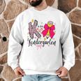 K Is For Kindergarten Teacher Coquette Bow Back To School Men Graphic Sweatshirt, novelty gifts, funny gifts K Is For Kindergarten Teacher Coquette Bow Back To School Men Graphic Sweatshirt, novelty gifts, funny gifts