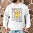 Kindergarten Teacher Team Hippie Smile Face Back To School Men Graphic Sweatshirt, novelty gifts, funny gifts Kindergarten Teacher Team Hippie Smile Face Back To School Men Graphic Sweatshirt, novelty gifts, funny gifts