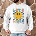 Let's Learn Today Smile Face Back To School For Teacher Kids Men Graphic Sweatshirt, novelty gifts, funny gifts